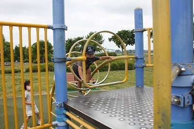 138タワーパーク 大型遊具利用再開 さっそく楽しんでくれました 木曽三川公園スタッフブログ