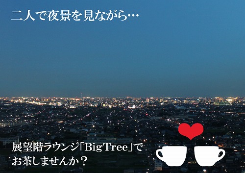 ツインアーチ138からの夜景とお茶.jpg